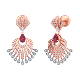 14K Gold & Diamond Women Earring KRB44186ER